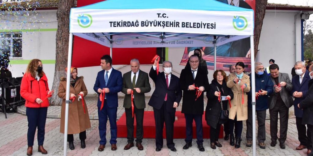 TEKİRDAĞ BÜYÜKŞEHİR'İN YENİLEDİĞİ YOLLAR HİZMETE AÇILDI