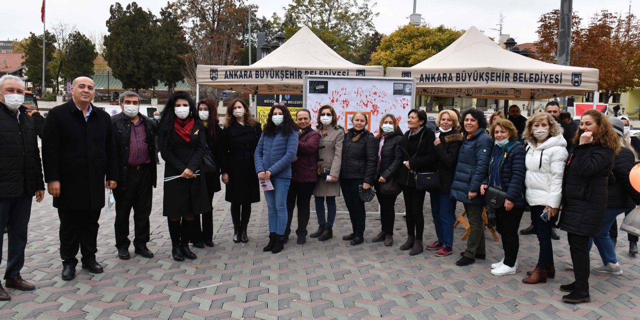 BAŞKENT’TE “KADINA YÖNELİK ŞİDDETE KARŞI ULUSLARARASI MÜCADELE HAFTASI” DOLU DOLU GEÇTİ