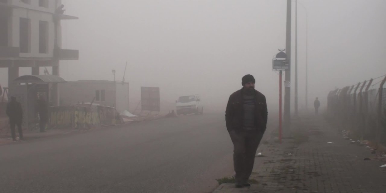 GAZİANTEP'TE YOĞUN SİS