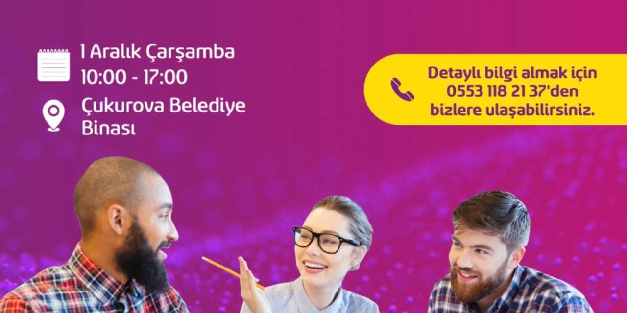 ÇUKUROVA BELEDİYESİNDEN İŞ İMKANI