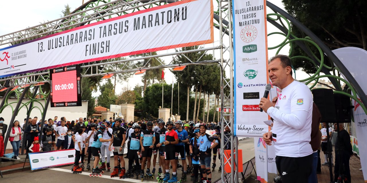 13 ÜLKEDEN BİRÇOK SPORCU TARSUS MARATONU’NDA BULUŞTU