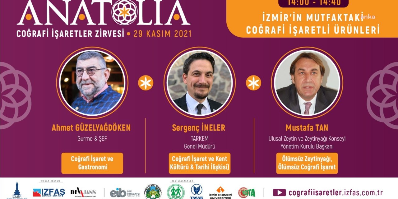 İZMİR’DE COĞRAFİ İŞARETLİ ÜRÜNLER ZİRVESİ YAPILACAK