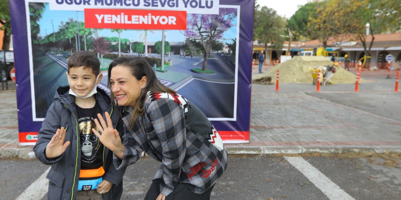 EFES SEVGİ YOLU'NDA ÇALIŞMALAR BAŞLADI