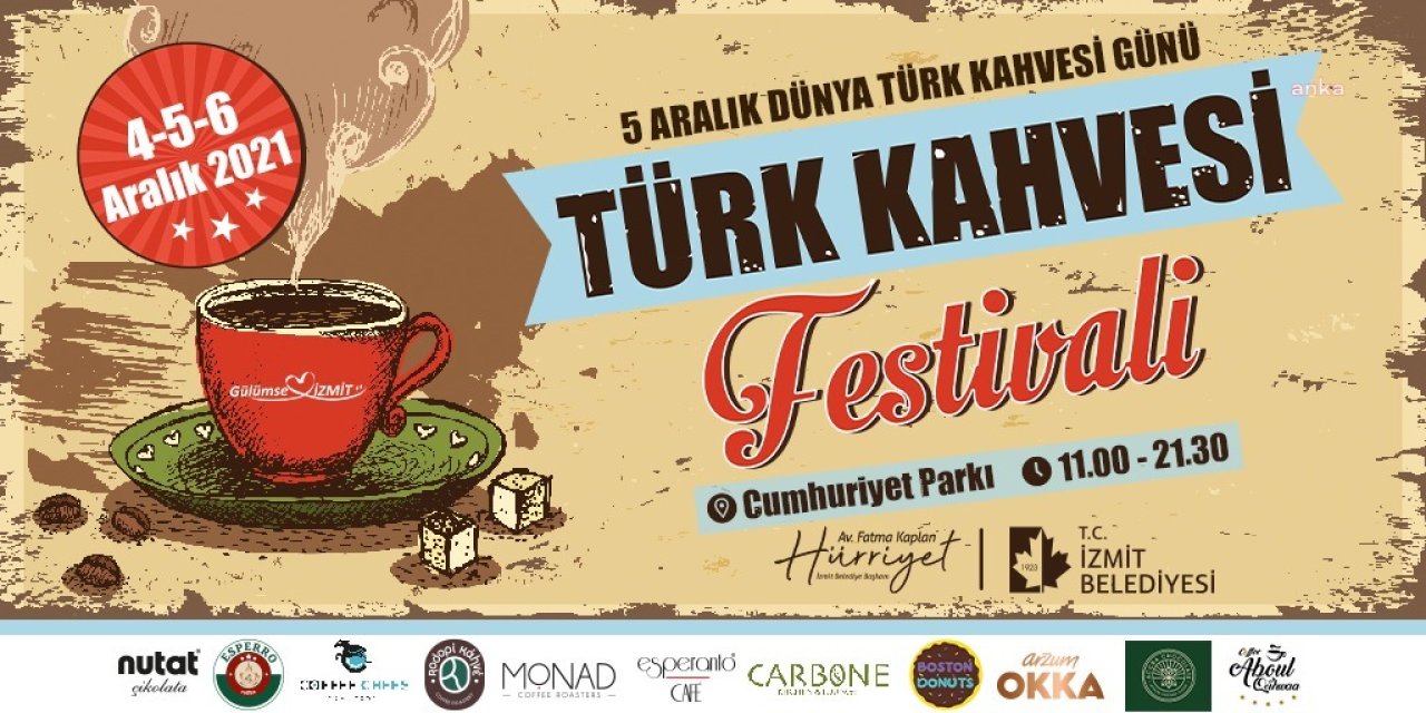 İZMİT KAHVE FESTİVALİ BAŞLIYOR