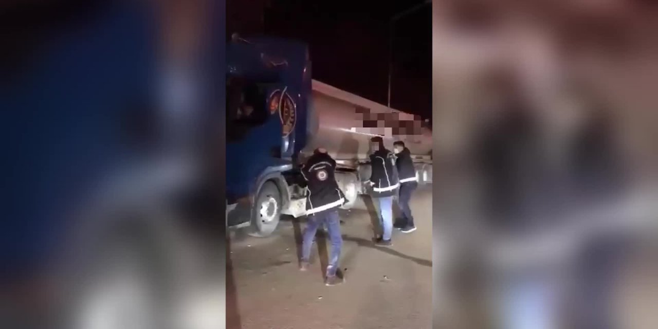 51 GÖÇMEN TANKER KASASINDA YAKALANDI