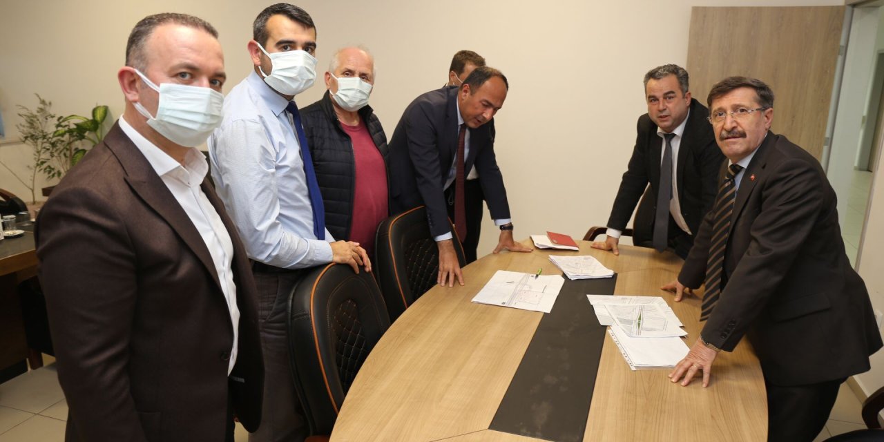 BURHANİYE'DE HASTANE KAVŞAĞINA DÜZENLEME