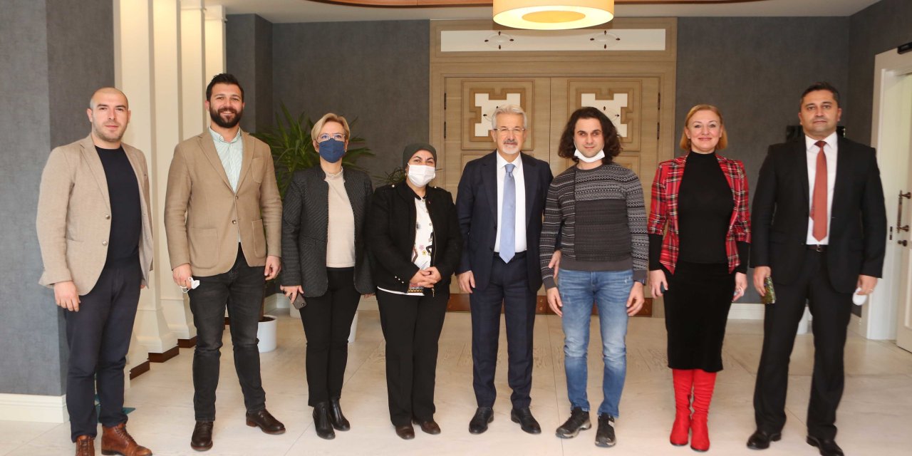 NİLÜFER BELEDİYESİ'NE ENGELLİ HAKLARI ÇALIŞMA GRUBUNDAN ZİYARET