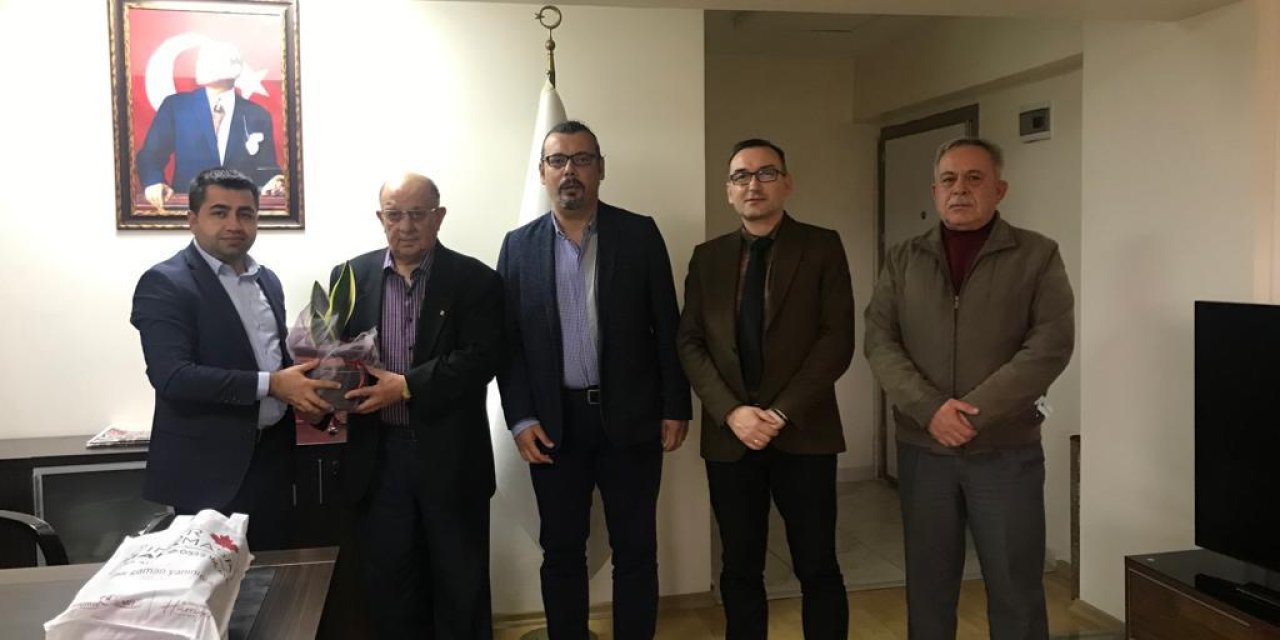 İZMİT BELEDİYESİ KOORDİNATÖRLERİNDEN, KEMAL KAYA'YA ZİYARET