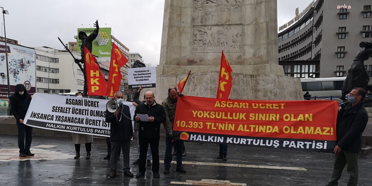 “ASGARİ ÜCRET, YOKSULLUK SINIRI OLAN 10 BİN 393 LİRANIN ALTINA DÜŞMEMELİ”