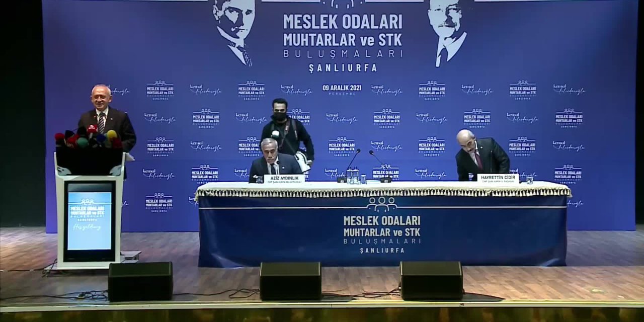 KILIÇDAROĞLU, ŞANLIURFA'DA: “MİLYONLARCA KİŞİNİN İŞ BULDUĞU ORTAM MI, YOKSA BÜTÜN PARAYI BİR KANALA HARCAMAK MI GÜZELDİR?”