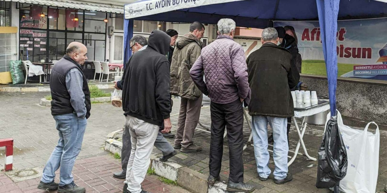 AYDIN'DA ÇORBA İKRAM NOKTALARI KURULDU