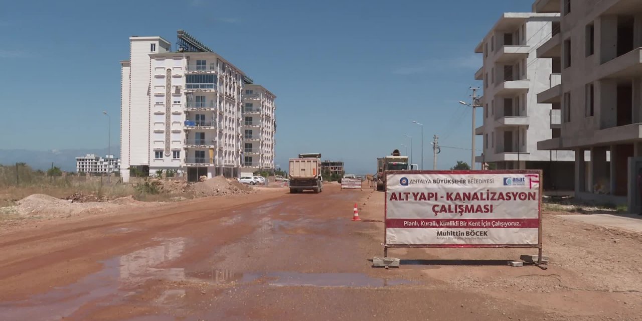KEPEZ’DEKİ KANALİZASYON PROJESİ SÜRÜYOR
