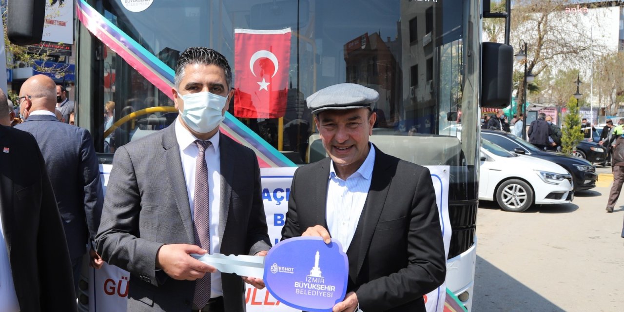 MENDERES BELEDİYESİ'NE 10 YENİ HİZMET ARACI
