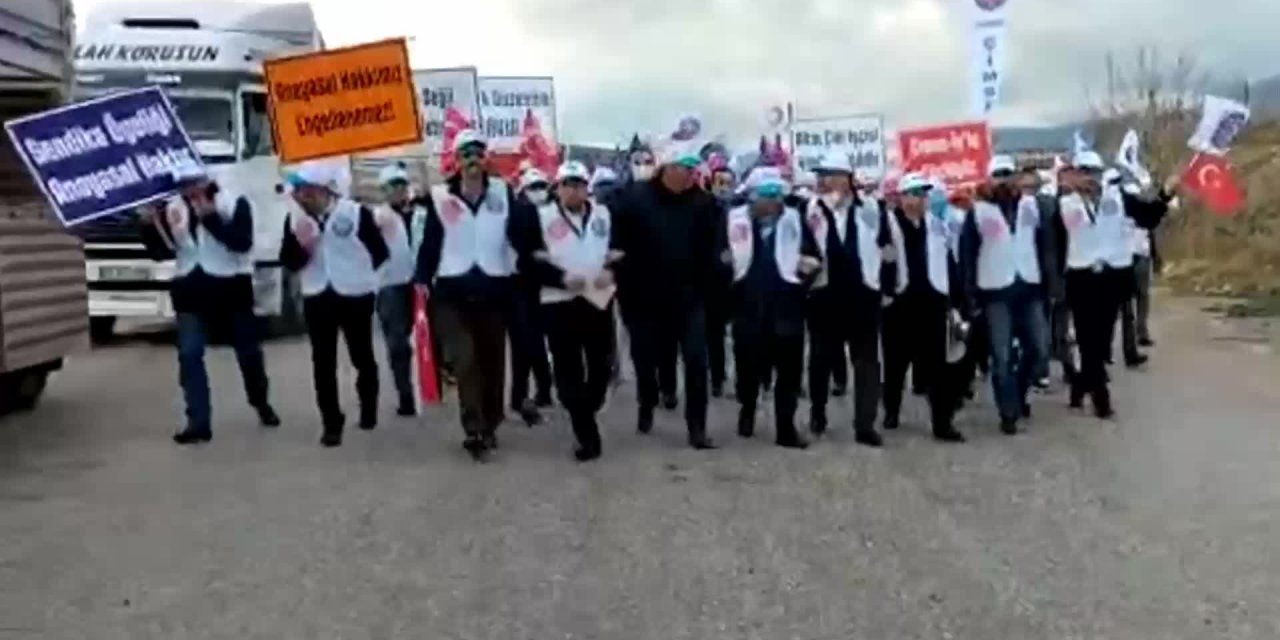 ÇİMSE-İŞ: “İŞVERENİMİZ EKMEĞİMİZE KAN DOĞRUMAKTA”