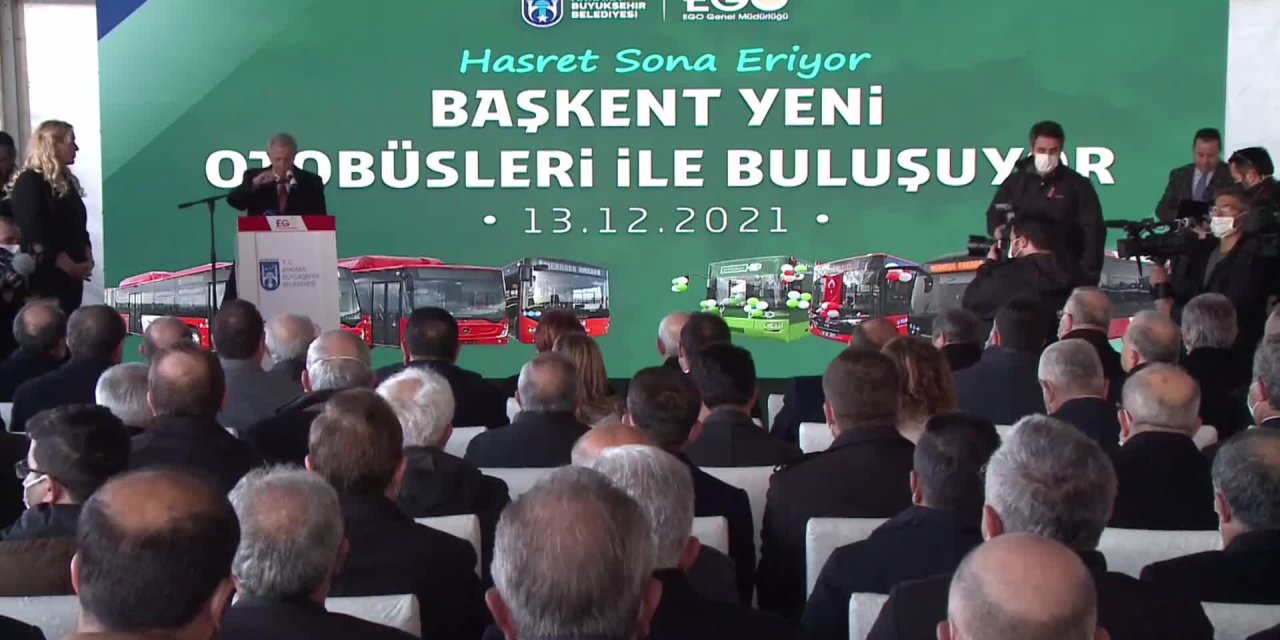 BAŞKENT’TE 85 YENİ BELEDİYE OTOBÜSÜ İLK SEFERİNE ÇIKTI… MANSUR YAVAŞ: "GERÇEK BELEDİYECİLİK BUDUR"