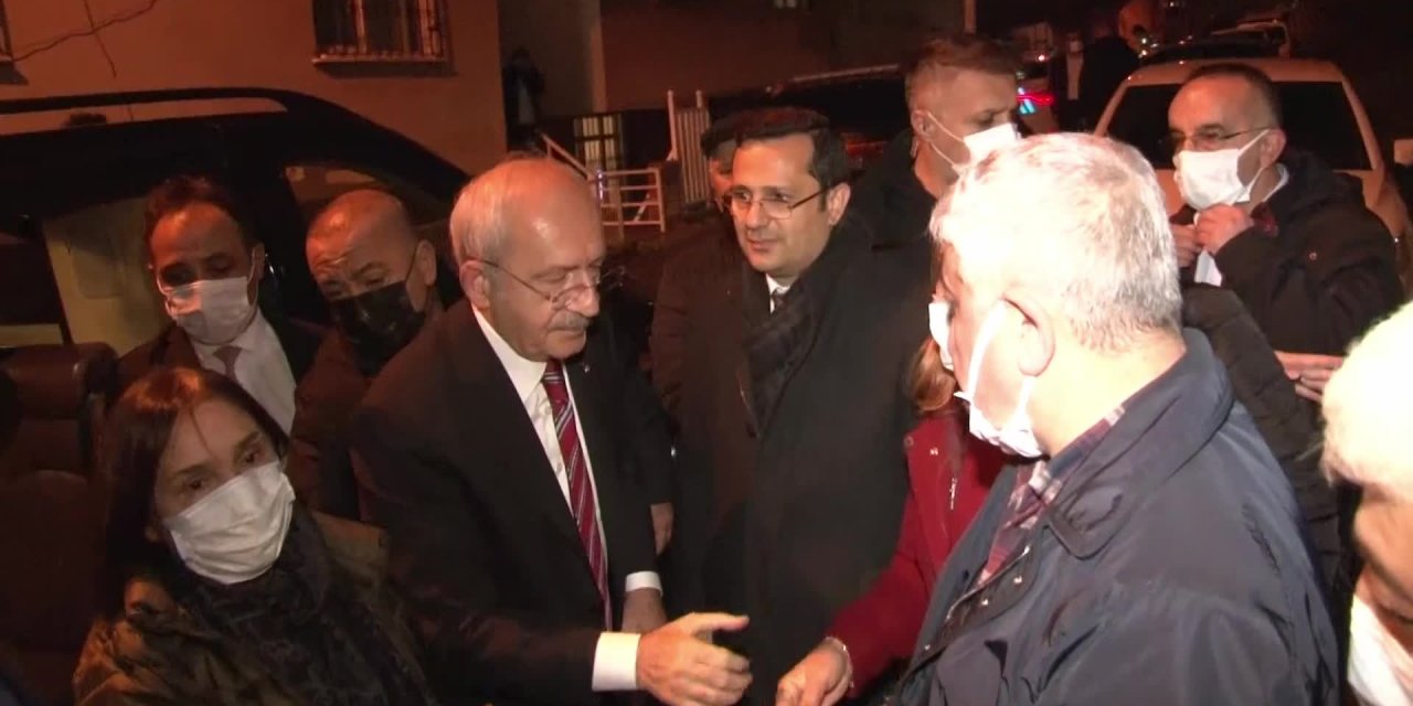 KILIÇDAROĞLU, HALASININ AİLESİNE TAZİYEYE GİTTİ