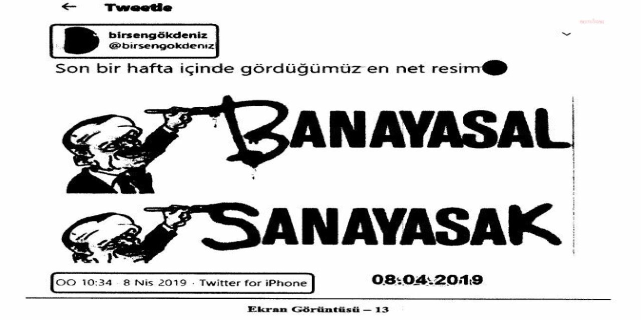KARİKATÜR PAYLAŞIMINA 'CUMHURBAŞKANINA HAKARET' CEZASI