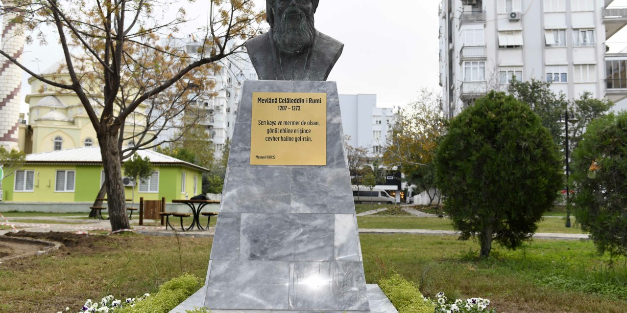 MURATPAŞA'DA MEVLANA CELALEDDİN RUMİ PARKI AÇILIYOR
