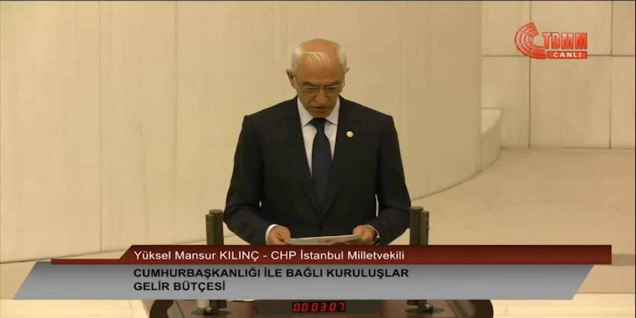 KILINÇ: “MİLLİ GÜVENLİK SİYASET BELGESİ YILLARDIR NEDEN YOK”