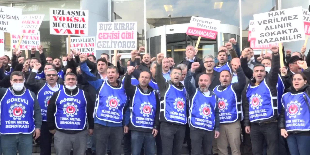TÜRK METAL BURSA’DA MESS’İ UYARDI: "İŞYERLERİNDE EYLEMLER BAŞLAYACAK"