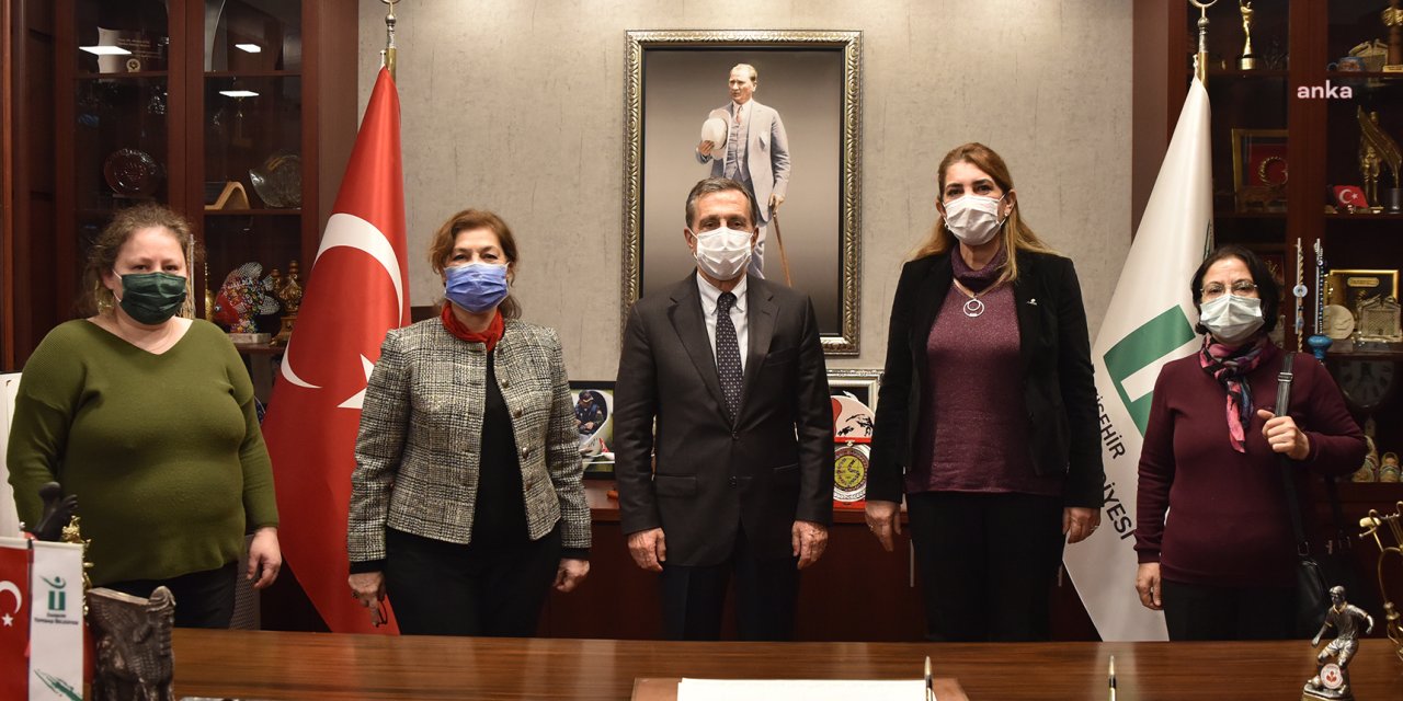 CUMHURİYET KADINLARI DERNEĞİ’NDEN AHMET ATAÇ’A ZİYARET