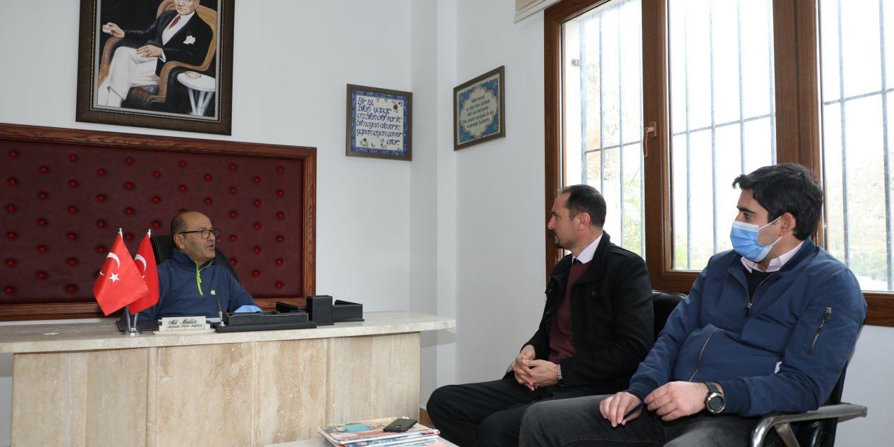 KÜLTÜR VE SOSYAL İŞLER MÜDÜRLÜĞÜ MAHALLE MUHTARLARINI ZİYARET ETTİ