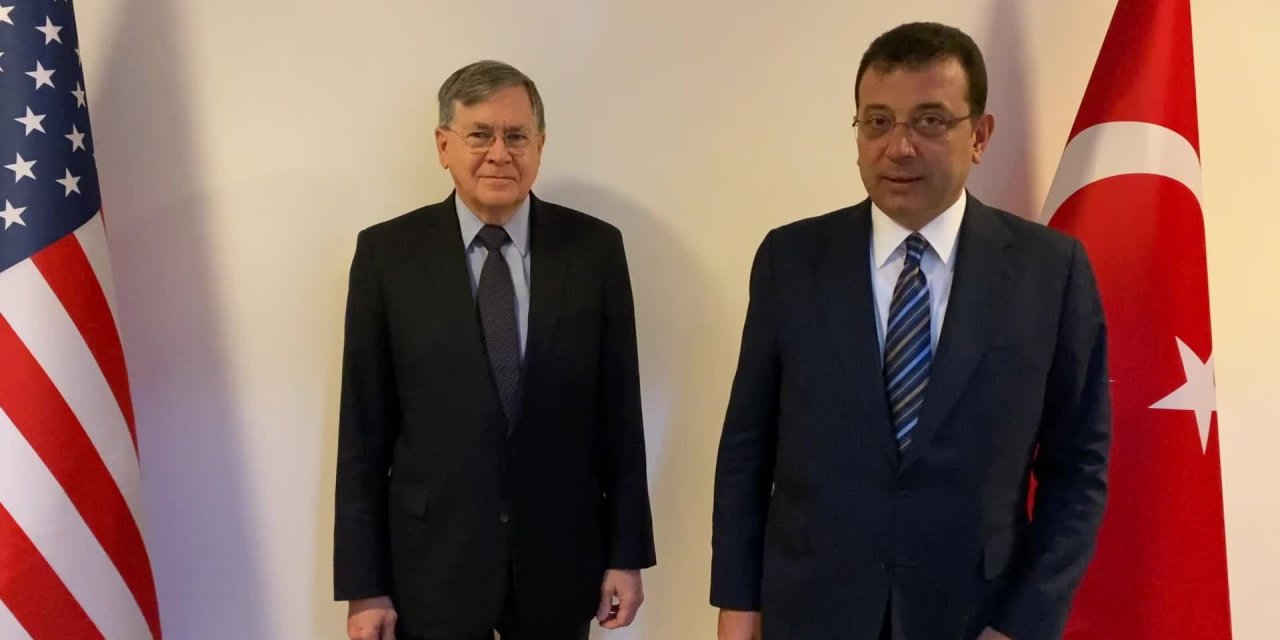 ESKİ ABD BÜYÜKELÇİSİ SATTERFİELD’DAN İMAMOĞLU’NA VEDA ZİYARETİ