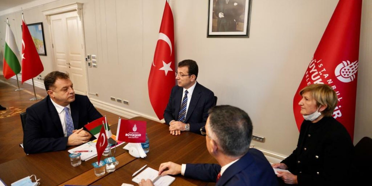 İBB BAŞKANI İMAMOĞLU, “B40 ZİRVESİ” SONRASI İLK DİPLOMATİK GÖRÜŞMESİNİ, BULGARİSTAN ULUSAL BELEDİYELER BİRLİĞİ YÖNETİCİLERİ İLE YAPTI