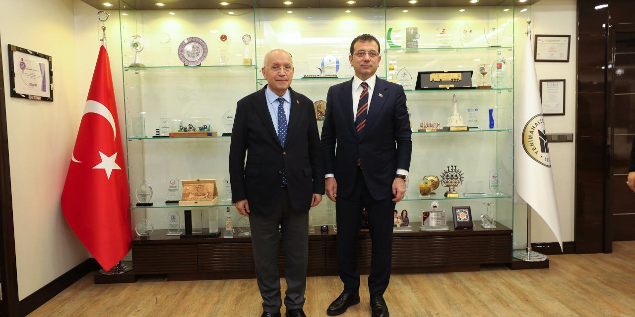 YENİMAHALLE BELEDİYE BAŞKANI YAŞAR, İMAMOĞLU’NU AĞIRLADI