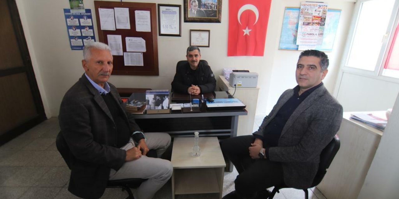 BAŞKAN KAYALAR MUHTAR ZİYARETLERİNE DEVAM EDİYOR