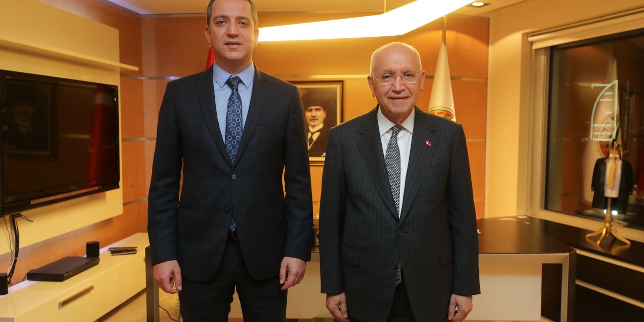 YENİMAHALLE BELEDİYE BAŞKANI YAŞAR’DAN TBB BAŞKANI SAĞKAN’A "HAYIRLI OLSUN" ZİYARETİ