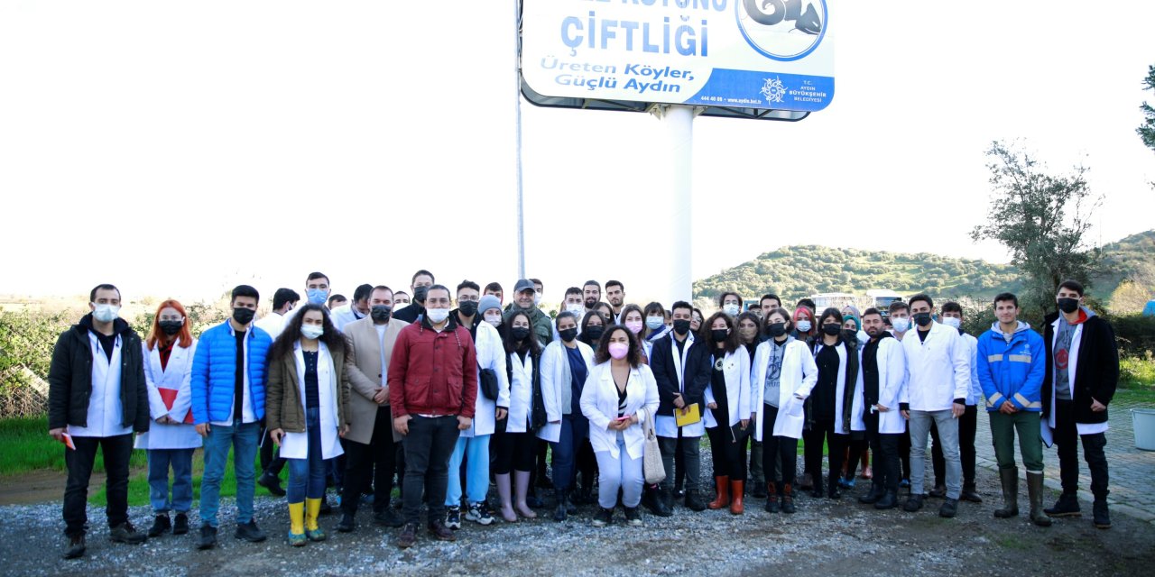 AYDIN BÜYÜKŞEHİR BELEDİYESİ’NİN SAKIZ KOYUNU ÇİFTLİĞİ AKADEMİ’YE DE HİZMET EDİYOR