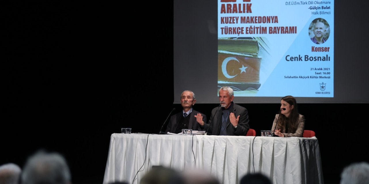 21 ARALIK TÜRKÇE EĞİTİM BAYRAMI KONAK’TA KUTLANDI