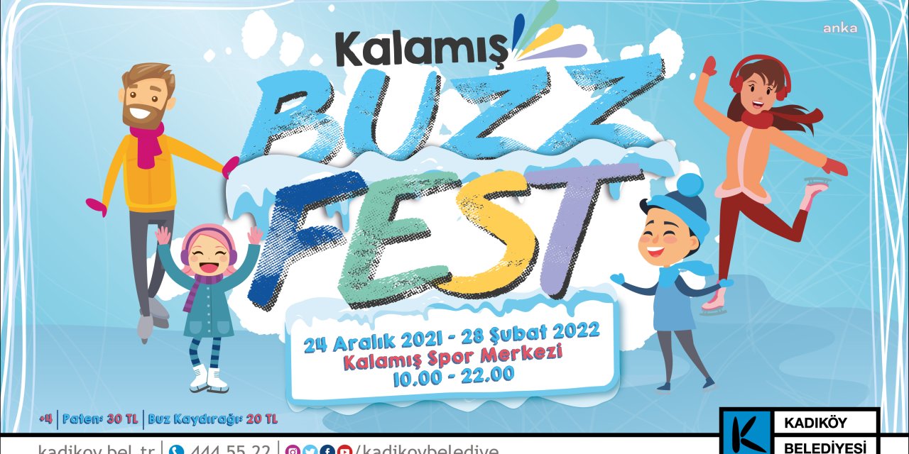 KIŞ FESTİVALİ "BUZZFEST" KADIKÖY'DE BAŞLIYOR