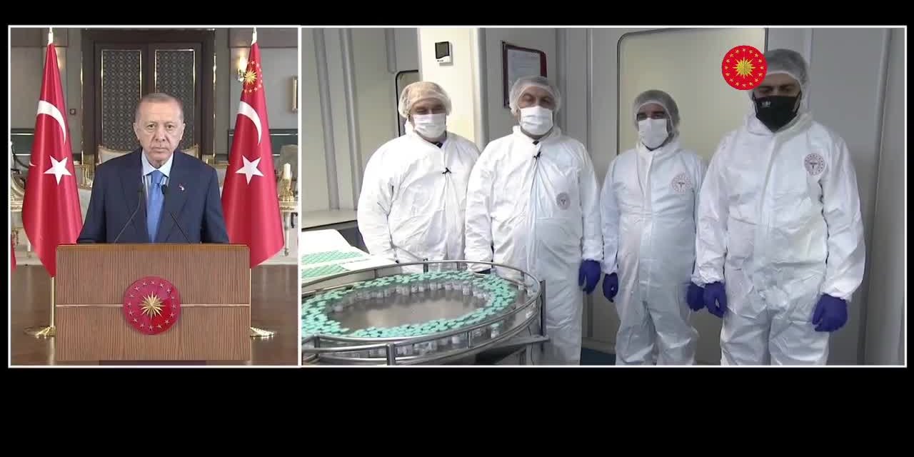 TURKOVAC ACİL KULLANIM ONAYI ALDI SERİ ÜRETİM BAŞLADI. BAKAN KOCA: “COVİD-19 AŞISI ÜRETEN BUGÜN İTİBARİYLE 9 ÜLKEDEN BİRİ OLDUK"