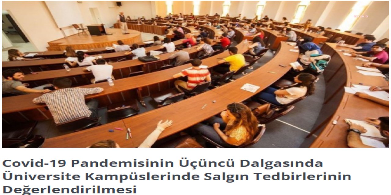 EĞİTİM SEN: SADECE 1 ÜNİVERSİTENİN GİRİŞİNDE MASKE DAĞITILIYOR