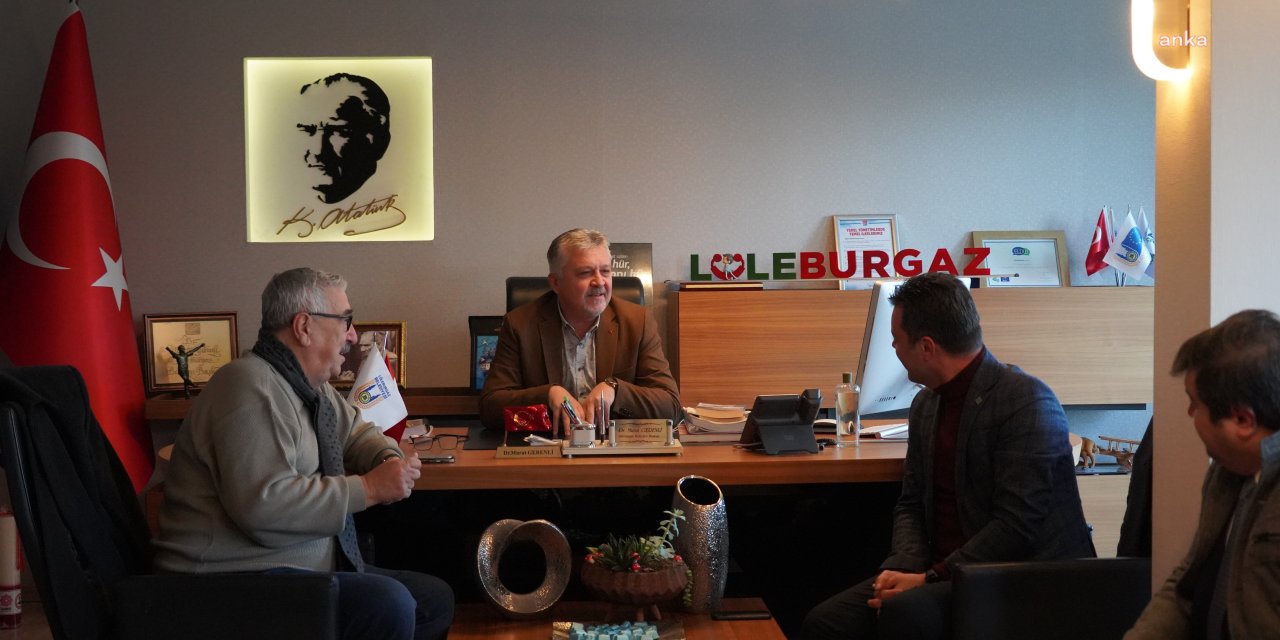 ÇORLU BELEDİYESİ'NDEN LÜLEBURGAZ BELEDİYESİ'NE ZİYARET