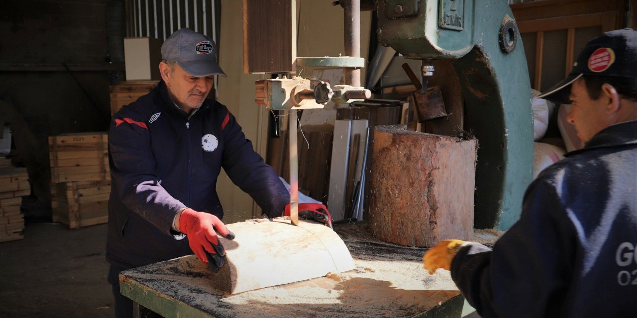 ÖDEMİŞ’TE BUDANAN AĞAÇ DALLARI HEM YUVALARI ISITIYOR