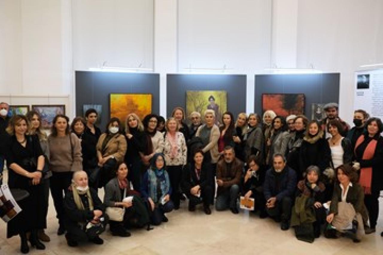 110 sanatçıdan  ‘Bir Grup İnsan’ sergisi 