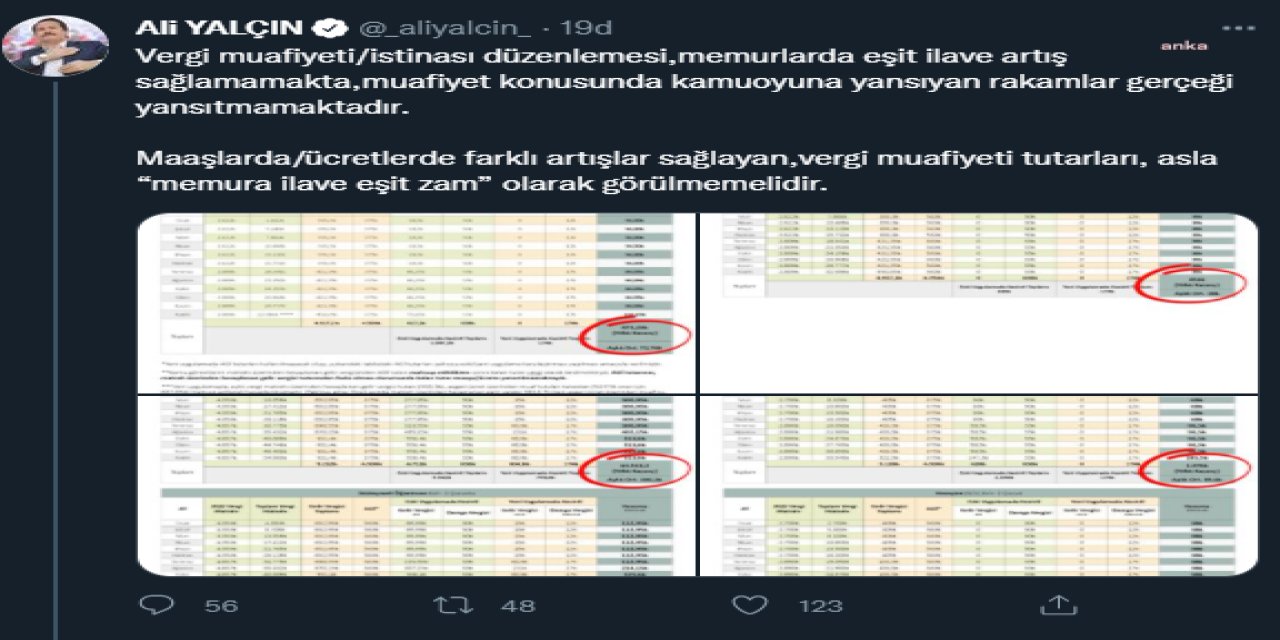 MEMUR-SEN GENEL BAŞKANI YALÇIN: "MALİYE BAKANLIĞI'NI VERGİ MUAFİYETİ İLE İLGİLİ AÇIKLIK GETİRMEYE DAVET EDİYORUZ”
