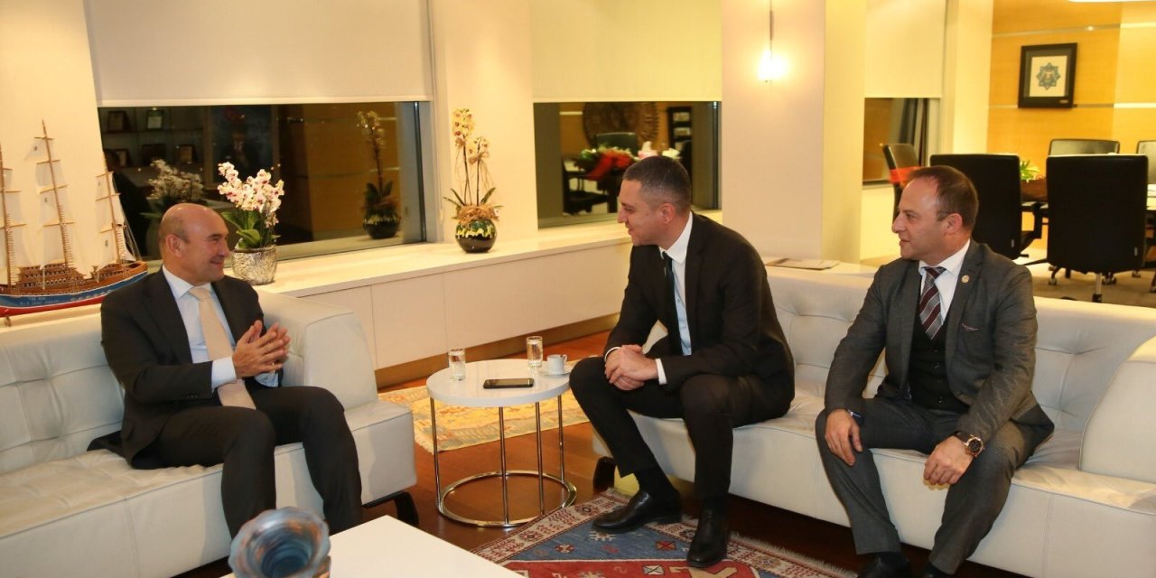 TUNÇ SOYER’DEN, TÜRKİYE BAROLAR BİRLİĞİ’NE “HAYIRLI OLSUN” ZİYARETİ