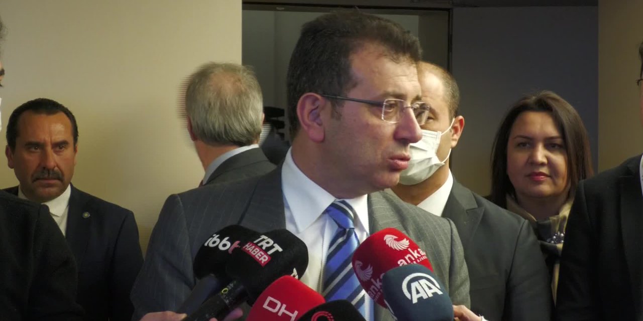 İMAMOĞLU: YALAN YANLIŞ İFADELERE GÖZ YUMMASIN, BİLGİ KAYNAĞINI DÜZELTSİN DİYE CUMHURBAŞKANI’NA BUGÜN MEKTUP YAZDIM