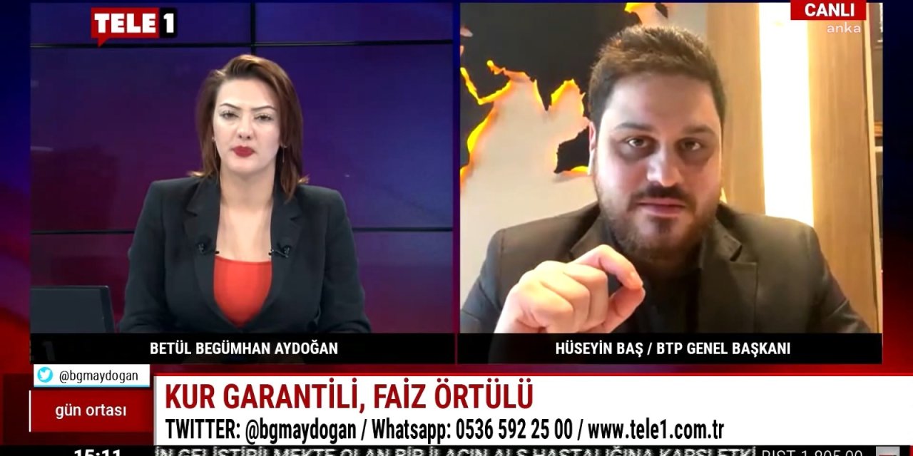 BTP GENEL BAŞKANI BAŞ: “HALKBANK O REKLAMI HEMEN NASIL ÇEKTİ?”