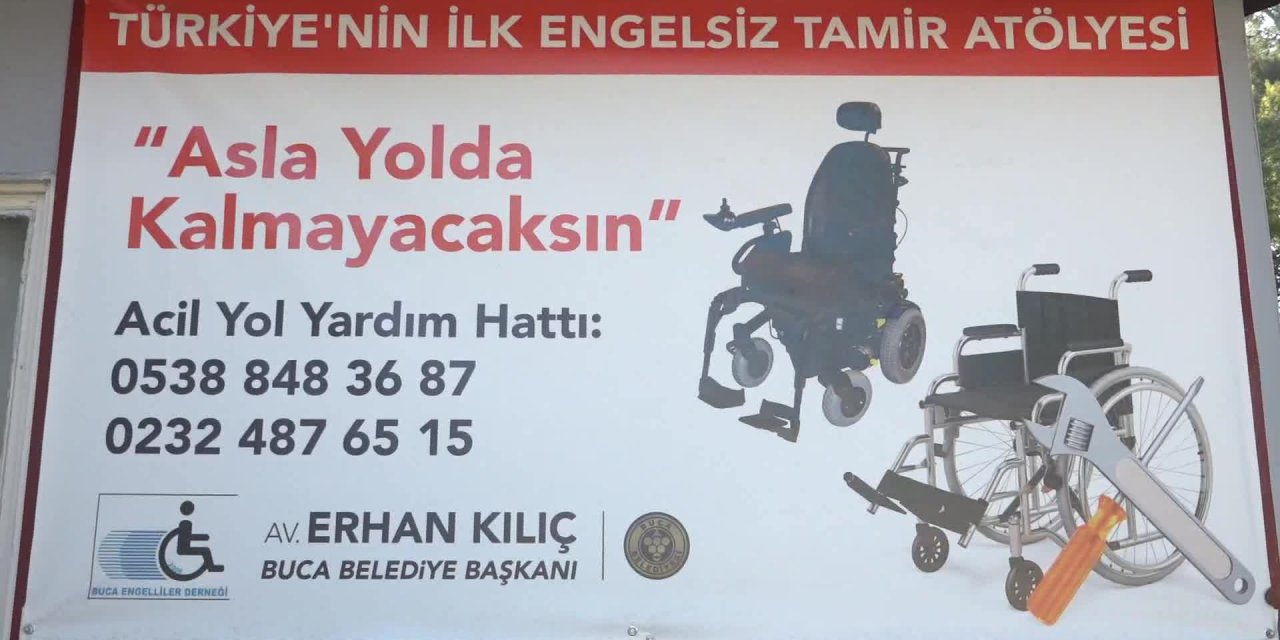 BUCA’NIN “ENGELSİZ TAMİR İSTASYONU” 800 ENGELLİ VATANDAŞIN İMDADINA YETİŞTİ