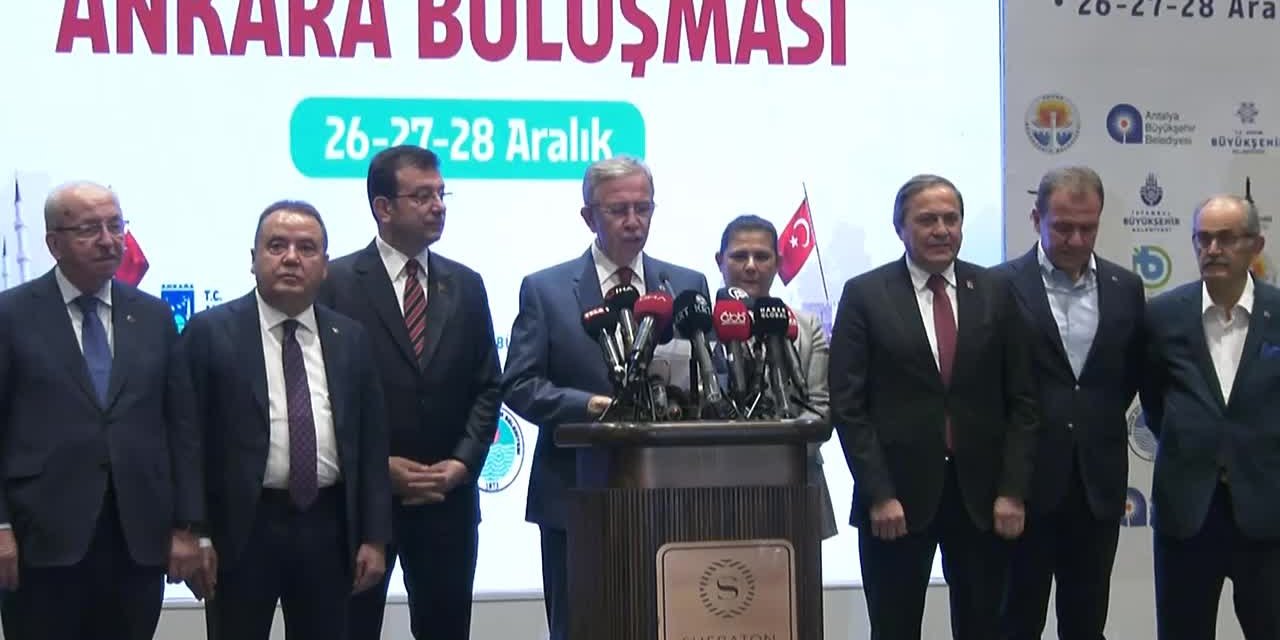 MANSUR YAVAŞ: “İSTANBUL BÜYÜKŞEHİR BELEDİYE’MİZE YAPILAN HAKSIZLIĞIN, TÜM BELEDİYELERİMİZE YAPILDIĞINI DÜŞÜNÜYOR VE BU HAKSIZLIĞI REDDEDİYORUZ”