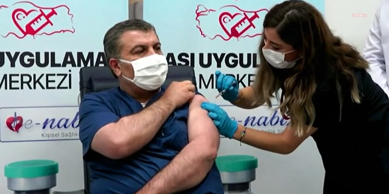 BAKAN KOCA TURKOVAC AŞISI OLDU