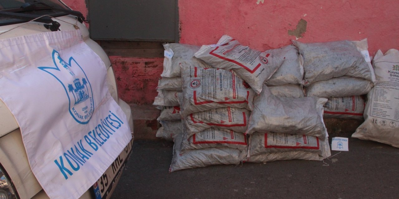 KONAK’TA 'KARA KIŞ' DAYANIŞMASI