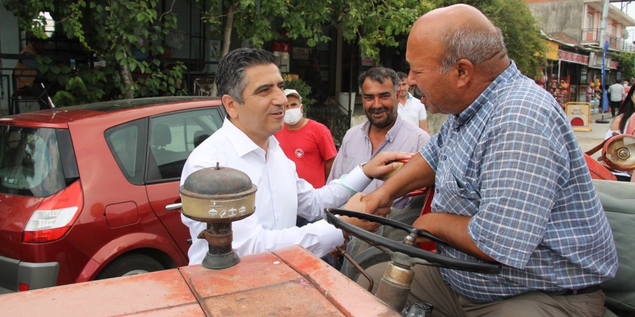 MENDERES BELEDİYE BAŞKANI KAYALAR’DAN 10 SAATTE 10 MAHALLE ZİYARETİ