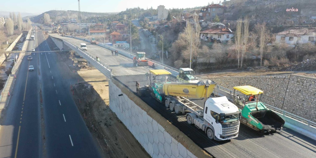 ANKARA BÜYÜKŞEHİR MAVİ GÖL GİRİŞİ KAVŞAĞI’NIN İLK ETABINI TAMAMLADI