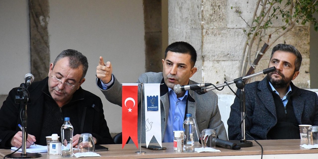 BELEDİYE BAŞKANI GÜNEL, KUŞADASI’NIN EN ESKİ TURİSTİK ÇARŞISININ YENİLENMESİ İÇİN DÜĞMEYE BASTI